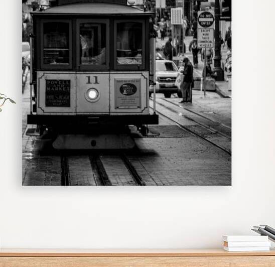 trolly car powell market turnaround  square 2830 by Black And White