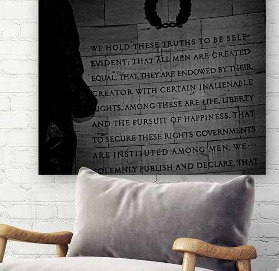 declaration of independence jefferson memorial  s by Black And White