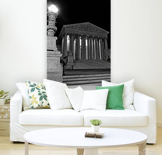 supreme court at night  vertical 402 Justice 13k. by Black And White