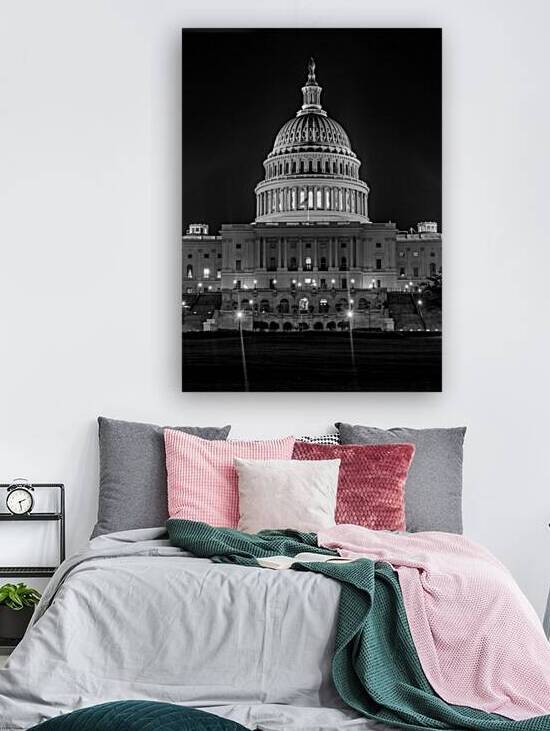 united states capitol building at night  vertical 1708452226.8437 by Black And White