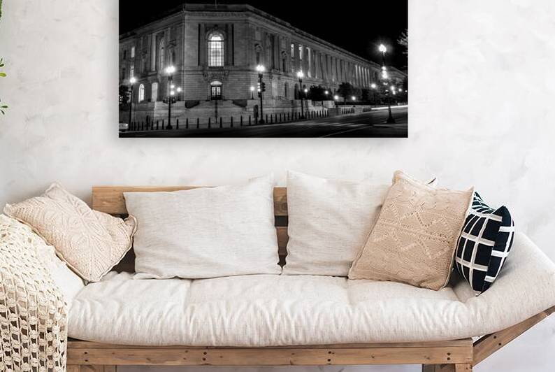 senate russell office building at night  horizont by Black And White