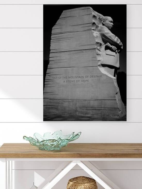 mlk jr memorial dc  vertical 2308 Hope 13k by Black And White