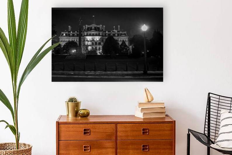 old executive office building  horizontal 396 Exe by Black And White