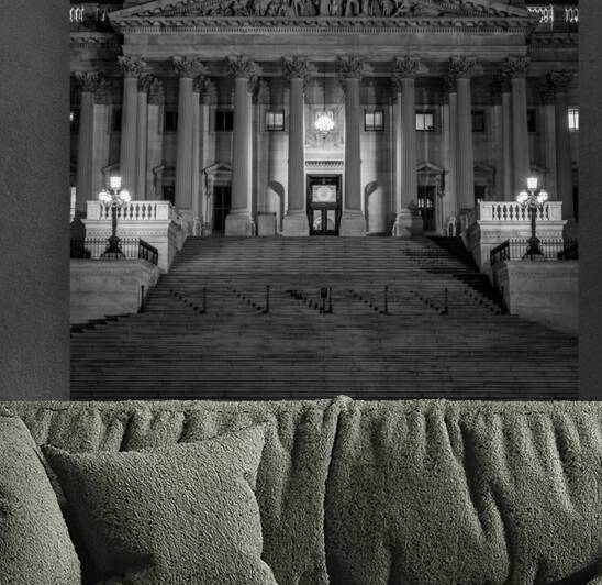 senate side us capitol building  square 2524 Sena by Black And White