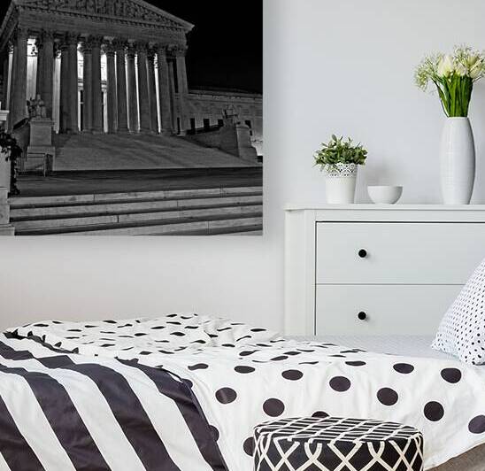 supreme court at night  square 402 Justice 13k.jp by Black And White