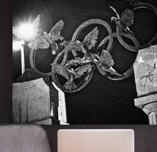 atlanta olympic rings  square 703 Rings 13k by Black And White