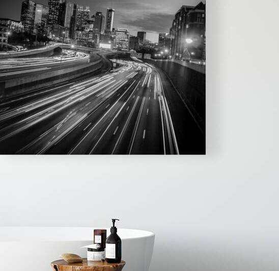 downtown atlanta skyline  square 694 Tech 13k by Black And White