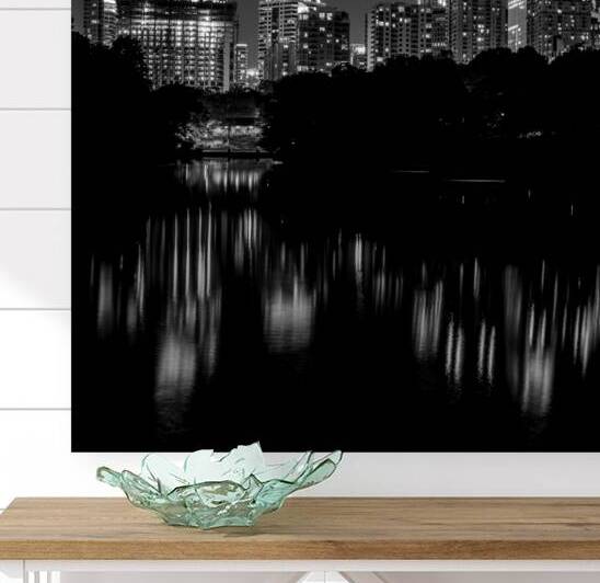 midtown atlanta skyline  square 3119 Clara 13k.jp by Black And White