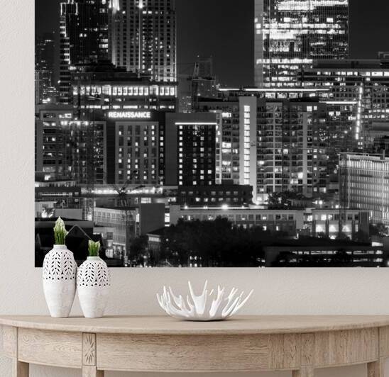 midtown atlanta skyline  square 3127 Renaissance by Black And White