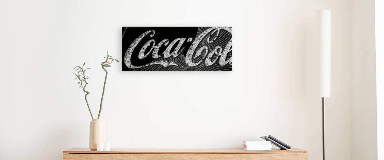 pinwheel coca cola sign  panoramic 1948 Pinwheel by Black And White