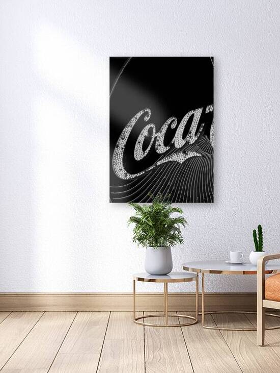 pinwheel coca cola sign  vertical 1948 Pinwheel 1 by Black And White