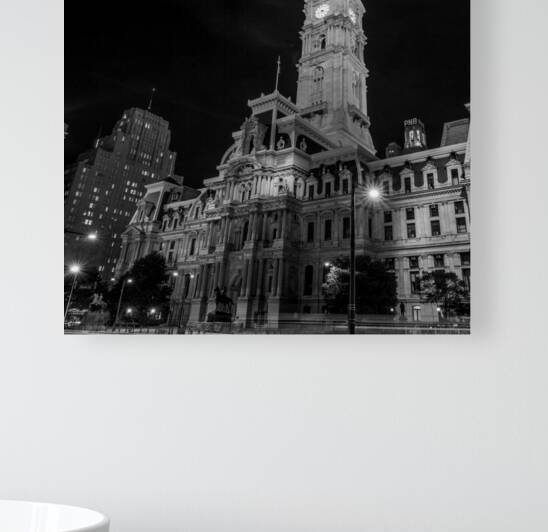 dilworth park philadelphia city hall  square 3440 by Black And White
