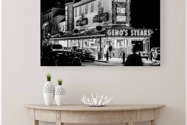 genos steaks at night  horizontal 479 Steaks 13k. by Black And White