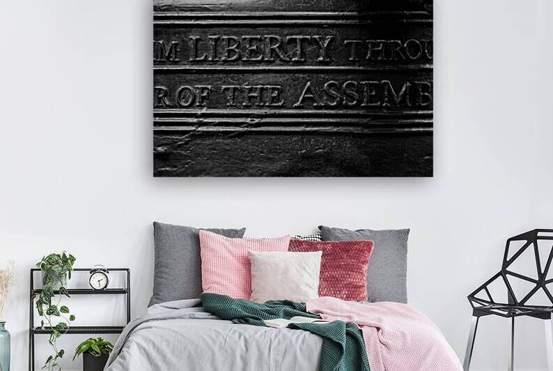 detail on liberty bell  horizontal 2246 Liberty 1 by Black And White