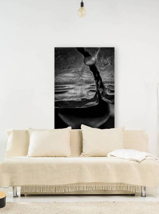 crack in liberty bell  vertical 2238 Bronze 13k.j by Black And White