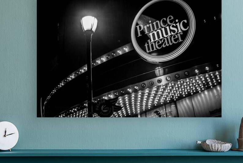 prince music theater chestnut street  horizontal by Black And White