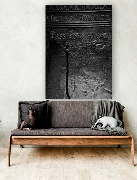 the liberty bell  vertical 2253 Stow 13k by Black And White