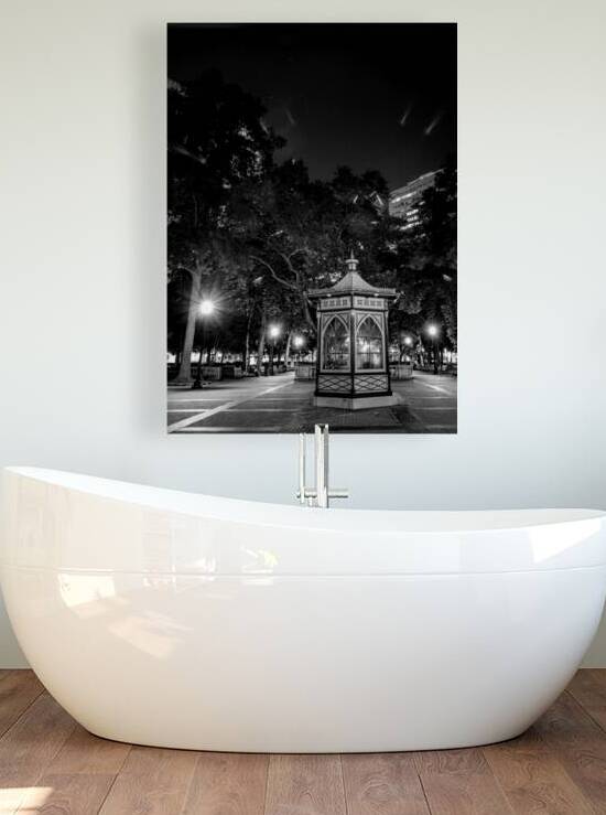 rittenhouse square at night  vertical 2251 Ritten by Black And White