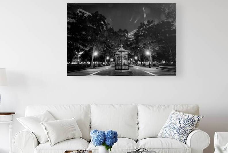 rittenhouse square at night  horizontal 2251 Ritt by Black And White