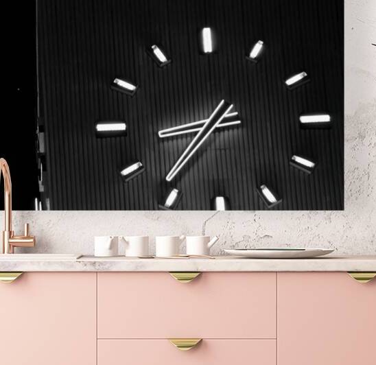 clock face on the merc  square 783 Merc 13k by Black And White
