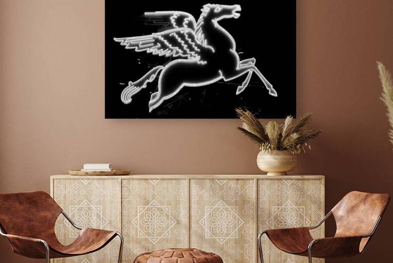 pegasus sign  horizontal 787 Pegasus 13k by Black And White