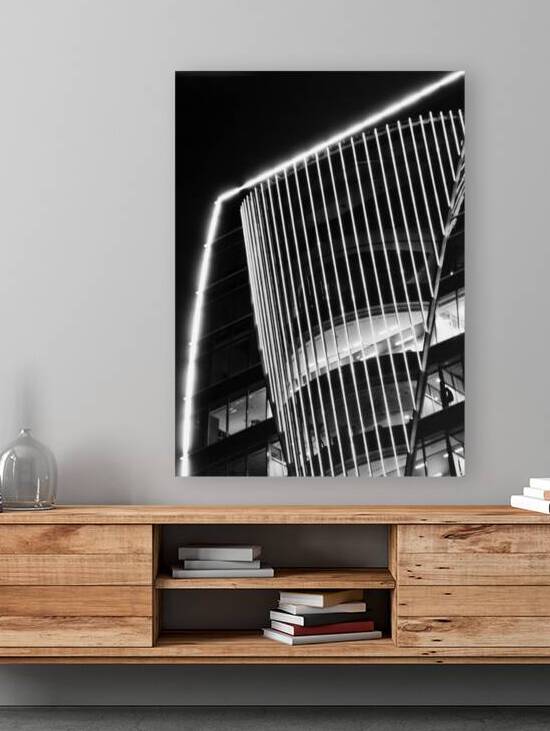 top hunt group building  vertical 2120 Oil 13k.jp by Black And White