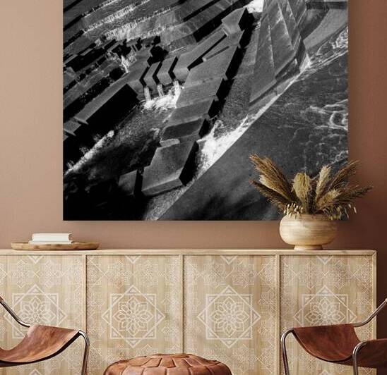 forth worth water garden  square 806 Garden 13k.j by Black And White