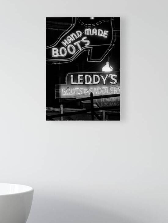 leddys handmade boots and saddles  vertical 808 H by Black And White