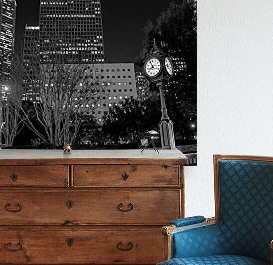 downtown houston sweeney clock  square 3281 Sween Reproduction