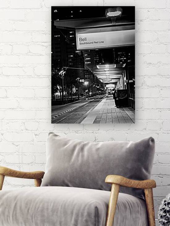 bell station red line metro  vertical 918 Bell 13 by Black And White