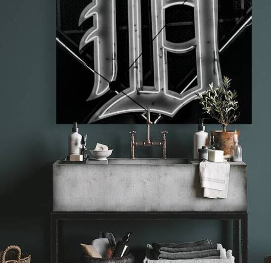 detroit tigers d  square 567 Tigers 13k by Black And White