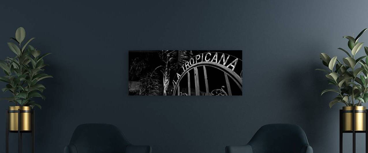 la tropicana gate ybor city  panoramic 1121 Tropi by Black And White