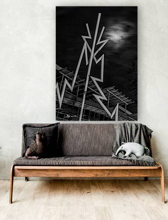 tampa bay lightning bolts  vertical 1101 Bolts 13 by Black And White