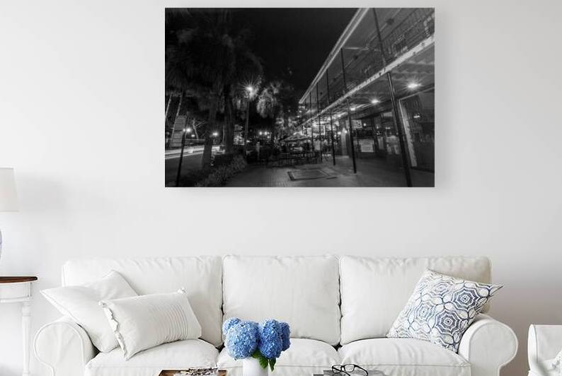 central ave at night  horizontal 1147 Smoothies 1 by Black And White