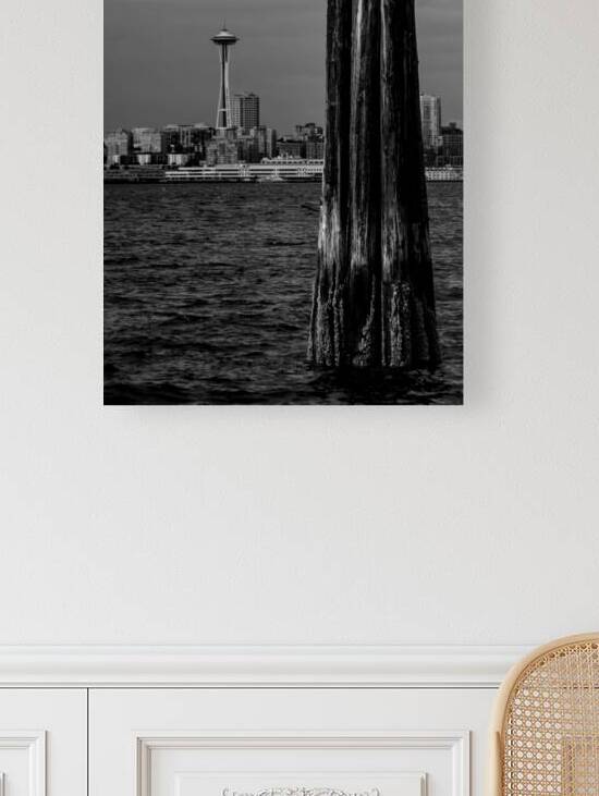 seattle harbor  vertical 2688 Harbor 13k by Black And White