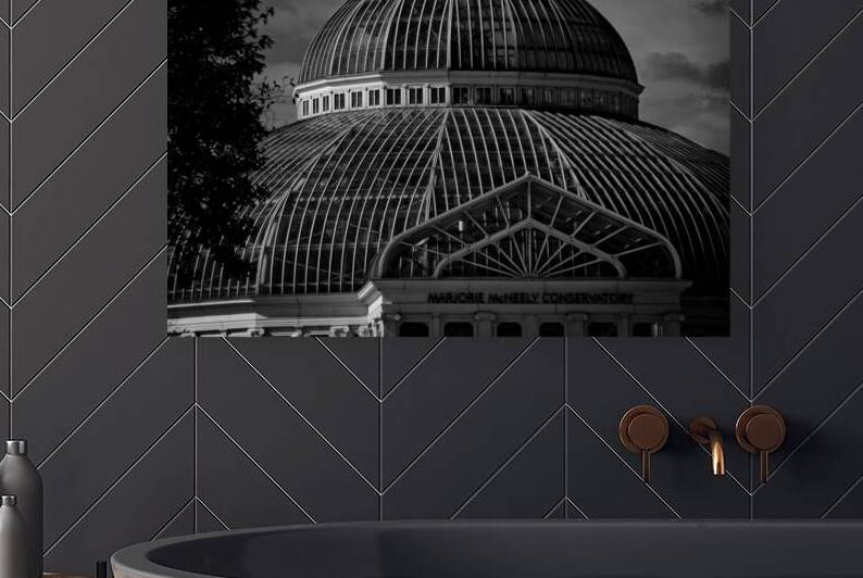 marjorie mcneely conservatory  horizontal 1729 Ma by Black And White