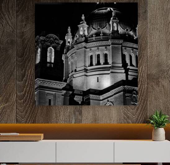rotunda st paul cathedral  square 1733 Paul 13k.j by Black And White