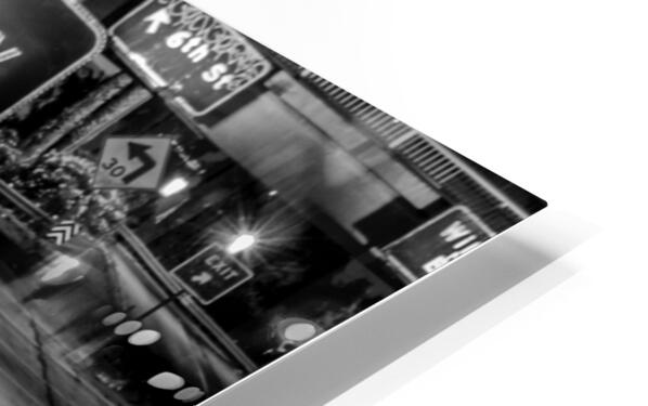 harbor freeway exit ramp sign in LA  vertical 216 HD Sublimation Metal print