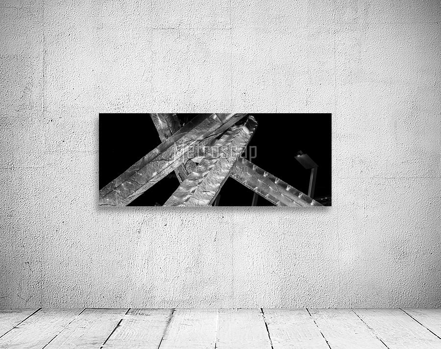 vancouver olympic cauldron at night  panoramic 26 Wall Preview