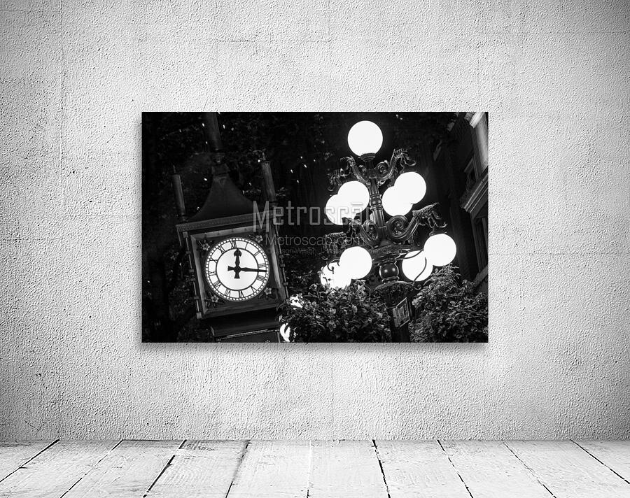 gastown steam clock at night  horizontal 2632 Gas Wall Preview