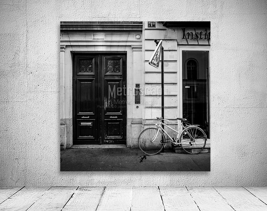 a parisian bicycle  square 2500 Bicyclet 13k Wall Preview