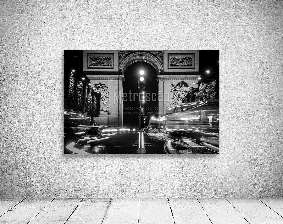 arc de triomphe from george v metro stop  horizon Wall Preview