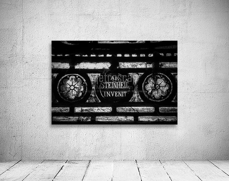 a stained glass window in sacre coeur  horizontal Wall Preview