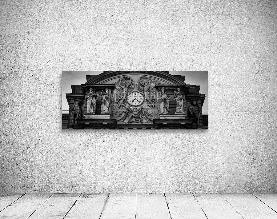 clock atop french senate building  panoramic 3460 Wall Preview