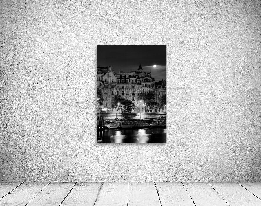 hotel seine at night  vertical 2448 Hotel 13k Wall Preview