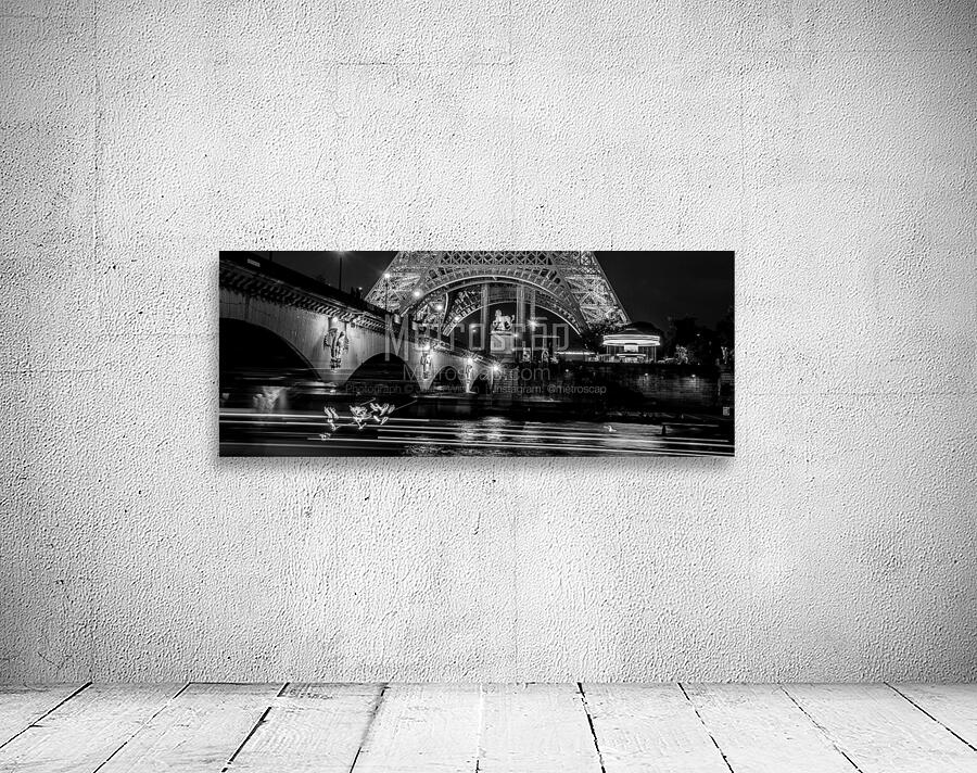 pont d iena bridge at night  panoramic 3454 Chapt Wall Preview