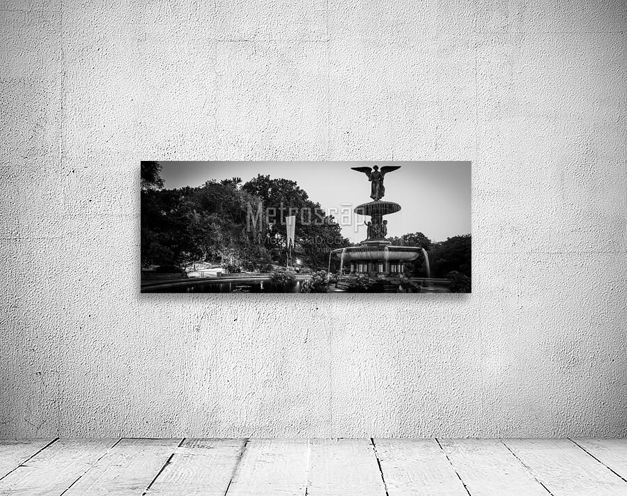 bethesda fountain central park  panoramic 1405 Be Wall Preview