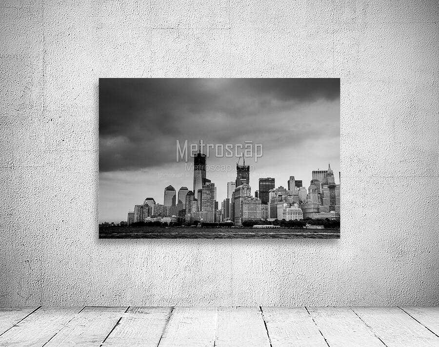 battery park lower manhattan skyline  horizontal Wall Preview