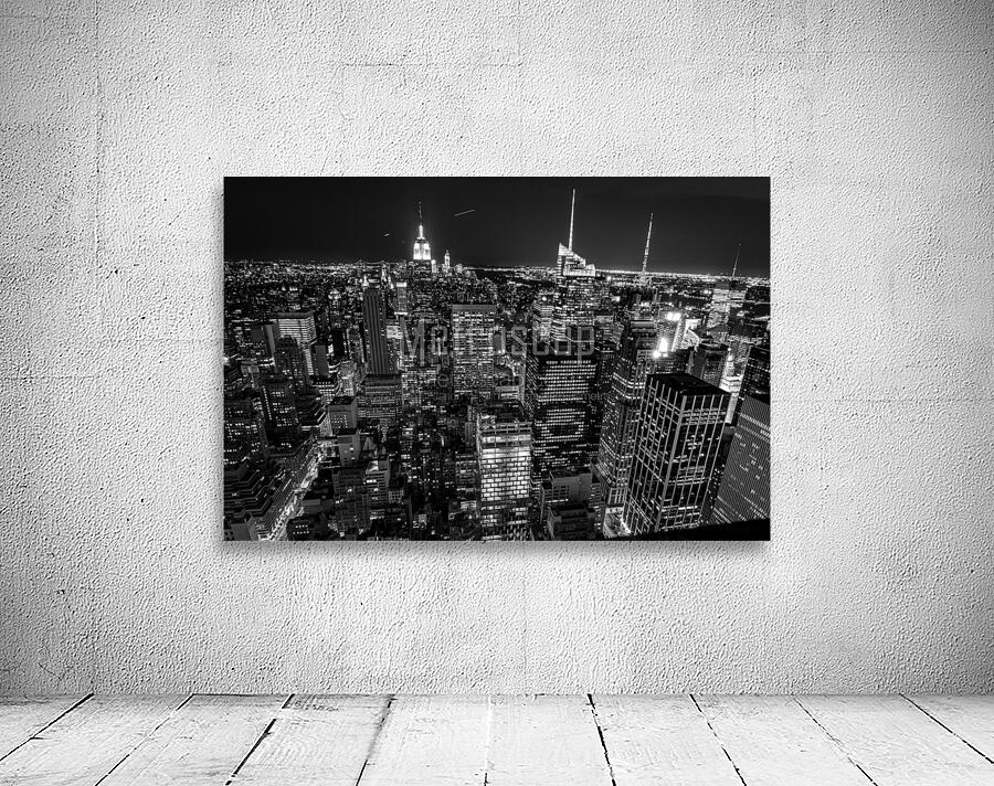 midtown from rockafeller center at night  horizon Wall Preview