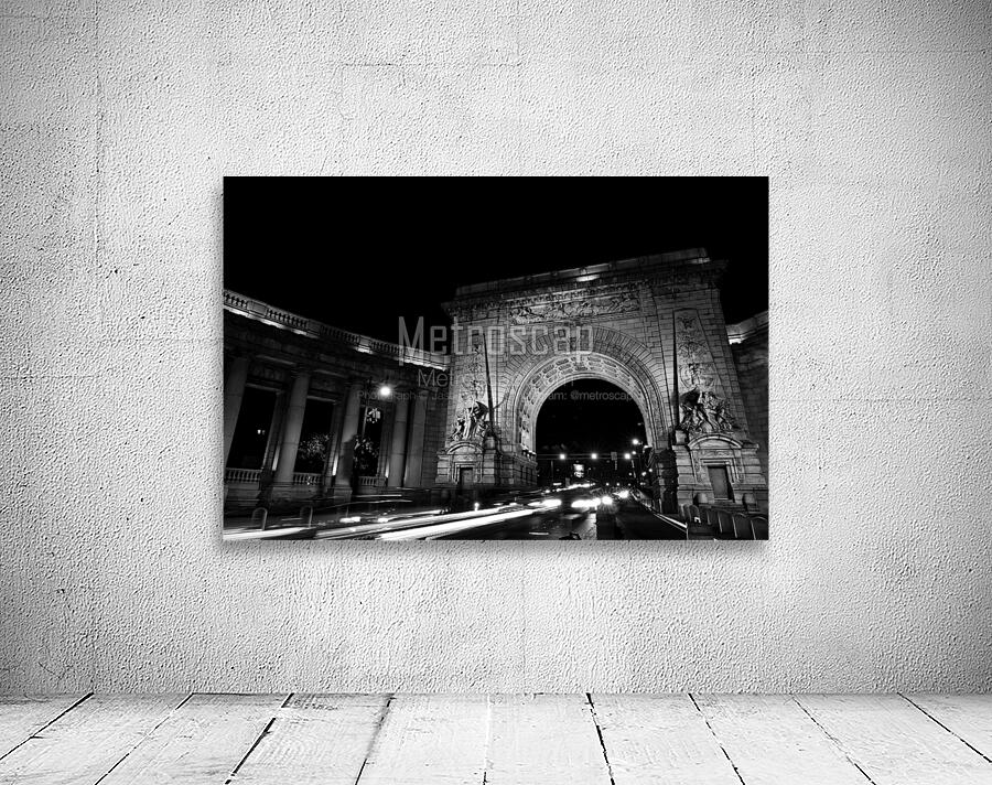 manhattan bridge arch grand entrance  horizontal Wall Preview